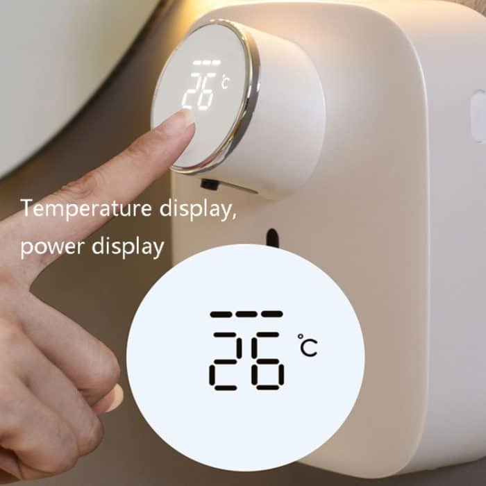 X101 Intelligenter automatischer Sensor-Seifenspender, USB-wiederaufladbare, wandmontierte Schaum-Handwaschmaschine – Bild 4