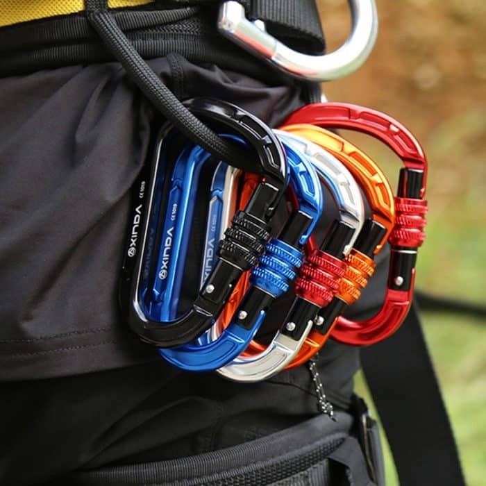 XINDA XD-8123N Outdoor-Kletterausrüstung, schnell hängende Schnalle, Karabiner, Birnen-Hauptschloss, HMS-Sicherheitsschnalle, XINDA XD-8123N(Black), XINDA XD-8123N(Blue), XINDA XD-8123N(Orange), XINDA XD-8123N(Red), XINDA XD-8123N(Silver) – Bild 7