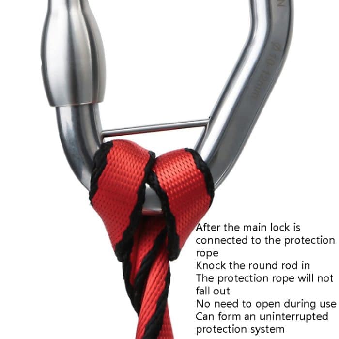 XINDA XD-Q9692 Edelstahl-Baum-Abenteuerschutz-Hauptschloss-Versicherungsschnalle, XINDA XD-Q9692 – Bild 5