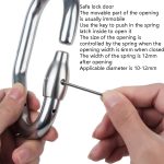 XINDA XD-Q9692 Edelstahl-Baum-Abenteuerschutz-Hauptschloss-Versicherungsschnalle, XINDA XD-Q9692 – Bild 6