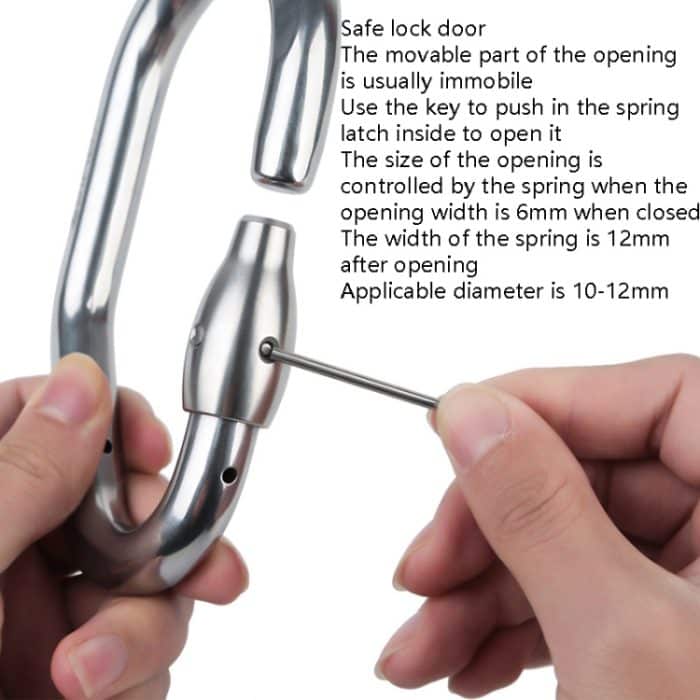 XINDA XD-Q9692 Edelstahl-Baum-Abenteuerschutz-Hauptschloss-Versicherungsschnalle, XINDA XD-Q9692 – Bild 6