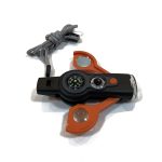 2 Stück 7 in 1 Multifunktionsfeld Survival Tool Compass Lupe Whistle – Bild 3