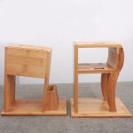 Haushaltsküche Multifunktionales Massivholzmesser-Aufbewahrungsregal, Spezifikation:, N-type Tool Holder, R-type Tool Holder – Bild 3