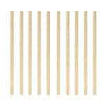 10 Stück Saft, Kaffee, Perlen, Milchtee, natürlicher, abbaubarer Bambusstrohhalm, Stil:, 20cm Flat, 20cm Oblique