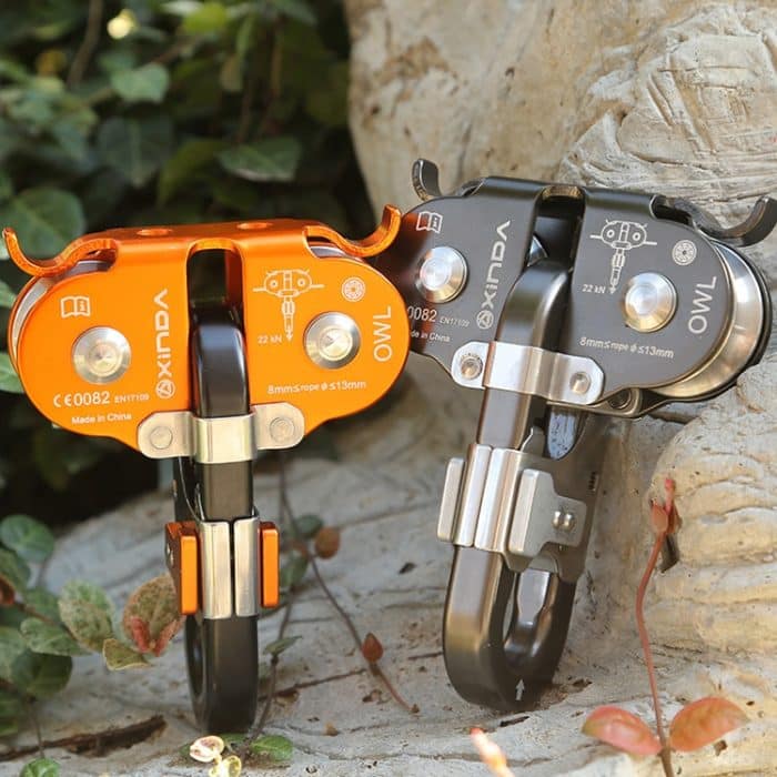 XINDA XD-Q9751 Outdoor-Dschungelseil-Overhead-Crossing-Tandem-Doppelrolle, XINDA XD-Q9751(Orange), XINDA XD-Q9751(Gray) – Bild 2