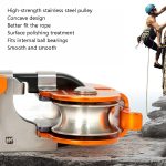 XINDA XD-Q9751 Outdoor-Dschungelseil-Overhead-Crossing-Tandem-Doppelrolle, XINDA XD-Q9751(Orange), XINDA XD-Q9751(Gray) – Bild 5