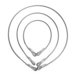 XINDA XD-S9852 Stahlkabel-Ankerpunkt, Klettern, Luftarbeit, Rettung, Stahldrahtseil, Größe:, 100cm, 150cm, 200cm – Bild 2