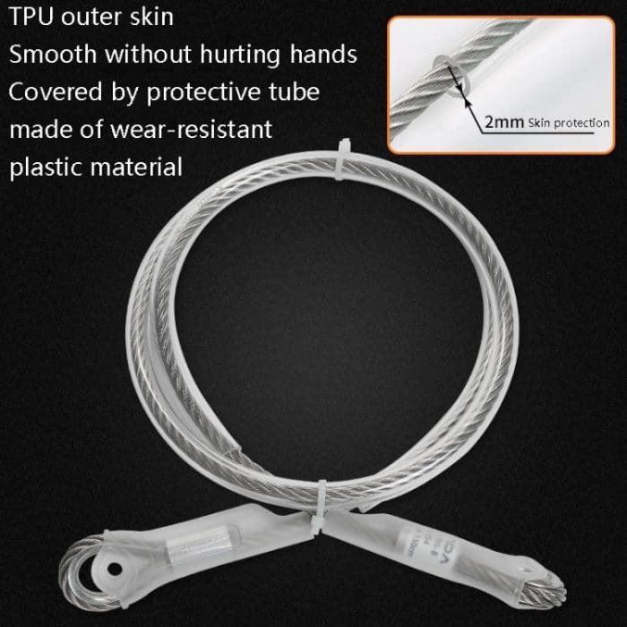 XINDA XD-S9852 Stahlkabel-Ankerpunkt, Klettern, Luftarbeit, Rettung, Stahldrahtseil, Größe:, 100cm, 150cm, 200cm – Bild 5