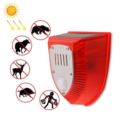 N911M Solar-Tiervertreiber für den Außenbereich mit Ton- und Lichtalarm, with Induction, Timing Model