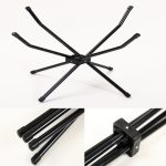 MT-FF001 Wildes Brennholzregal aus Aluminiumlegierung für den Außenbereich, tragbar, zusammenklappbar, zur Lagerung von Brennholz, Firewood Frame – Bild 3