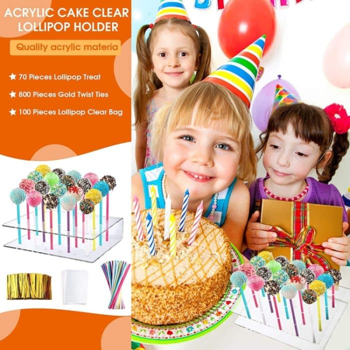 4 Stück 20-Loch-Lollipop-Ständer, Snack-Stick-Ausstellungsständer, Snack Stick Display Stand – Bild 3