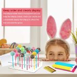 4 Stück 20-Loch-Lollipop-Ständer, Snack-Stick-Ausstellungsständer, Snack Stick Display Stand – Bild 4