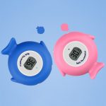 2 Stück Little Fish Baby Badewanne Elektronisches Thermometer Badewanne Pool Wasserthermometer – Bild 2