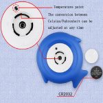 2 Stück Little Fish Baby Badewanne Elektronisches Thermometer Badewanne Pool Wasserthermometer – Bild 5