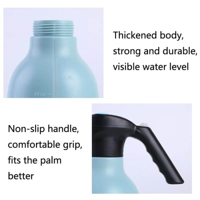 1,5 l elektrische Gartengießkanne, tragbares Blumenbewässerungsgerät für den Haushalt, Pink, Yellow, Blue, Pink + Universal Nozzle, Yellow + Universal Nozzle, Blue + Universal Nozzle – Bild 4