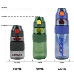 8012 Outdoor-Sportbecher mit großer Kapazität, stoßfester Fitness-Wasserkocher, Kapazität:, 500ml (Storm Blue), 920ml (Pearl White), 920ml (Storm Orange), 920ml (Storm Green) – Bild 3