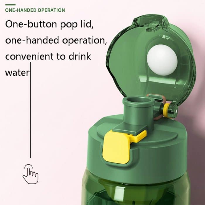 8012 Outdoor-Sportbecher mit großer Kapazität, stoßfester Fitness-Wasserkocher, Kapazität:, 500ml (Storm Blue), 920ml (Pearl White), 920ml (Storm Orange), 920ml (Storm Green) – Bild 5