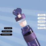 8012 Outdoor-Sportbecher mit großer Kapazität, stoßfester Fitness-Wasserkocher, Kapazität:, 500ml (Storm Blue), 920ml (Pearl White), 920ml (Storm Orange), 920ml (Storm Green) – Bild 6