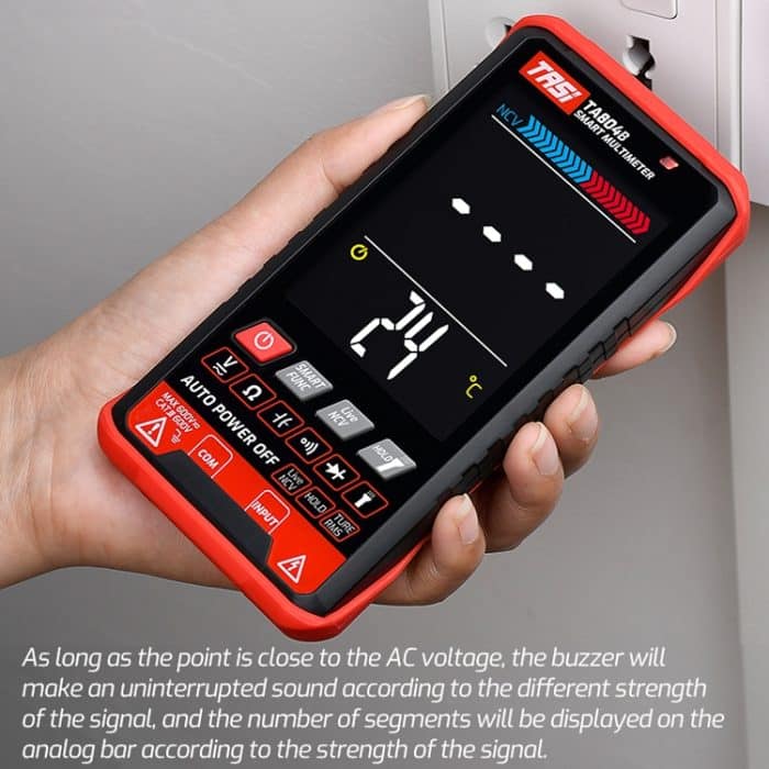 Digitales intelligentes Multimeter OHM NCV Spannungsmessgerät, TA804A Auto, TA804B Auto + Manual Color Screen – Bild 4