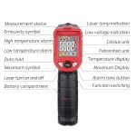 TASI Infrarot-Thermometer mit buntem Bildschirm, -50–480 Grad Celsius, TA601A – Bild 3