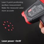 TASI Infrarot-Thermometer mit buntem Bildschirm, -50–480 Grad Celsius, TA601A – Bild 5