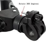 3 Stück Fahrrad 360 Grad drehbarer Lampenhalter Lampenclip, 3 PCS Bicycle Lamp Clip – Bild 4