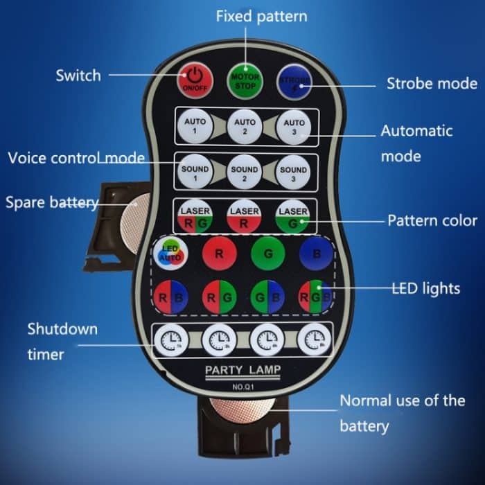 R50 USB-Lasermuster-Projektionslampe – Bild 4