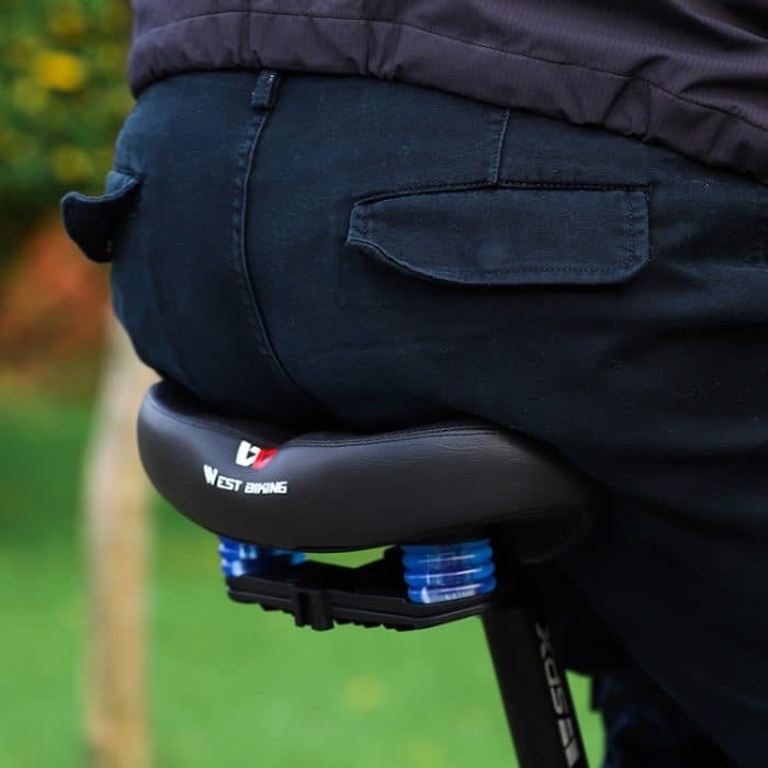 WEST BIKING Fahrrad Big Butt Stoßdämpfung Weicher Sattel, YP0801125, YP0801126 – Bild 6