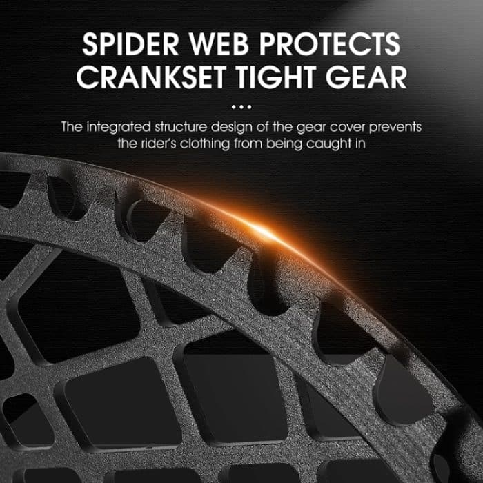 WEST BIKING Klapprad, wasserdichte Kurbelgarnitur aus Aluminiumlegierung, 53T（Black）, 53T（Red）, 56T（Black）, 56T（Red）, 58T（Black）, 58T （Red） – Bild 5