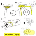 Rhinowalk SK500 Fahrrad-Hecktaschenstabilisator, Rhinowalk SK500 – Bild 6