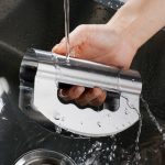 Edelstahl Doppelkopfschneider Gemüsekäse-Häcksler – Bild 4