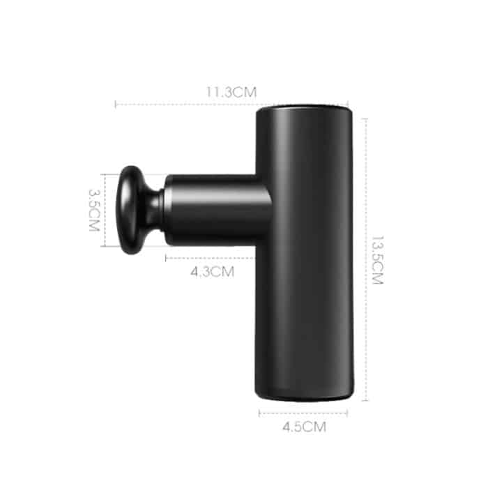 SX-566 Mini-Muskelmassagegerät, tragbare Faszienpistole mit bürstenlosem Motor – Bild 3