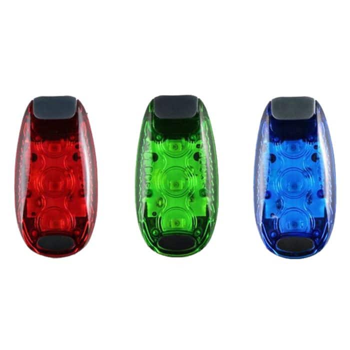 3 PCS Outdoor Radfahren Nacht Laufen Warmes Licht Fahrrad Rücklicht, 3 LED Red, 3 LED Blue, 3 LED Green, 5 LED Red, 5 LED Blue, 5 LED Green – Bild 2