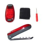 3 PCS Outdoor Radfahren Nacht Laufen Warmes Licht Fahrrad Rücklicht, 3 LED Red, 3 LED Blue, 3 LED Green, 5 LED Red, 5 LED Blue, 5 LED Green – Bild 3