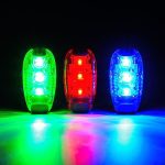 3 PCS Outdoor Radfahren Nacht Laufen Warmes Licht Fahrrad Rücklicht, 3 LED Red, 3 LED Blue, 3 LED Green, 5 LED Red, 5 LED Blue, 5 LED Green – Bild 5