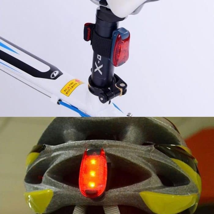 3 PCS Outdoor Radfahren Nacht Laufen Warmes Licht Fahrrad Rücklicht, 3 LED Red, 3 LED Blue, 3 LED Green, 5 LED Red, 5 LED Blue, 5 LED Green – Bild 6