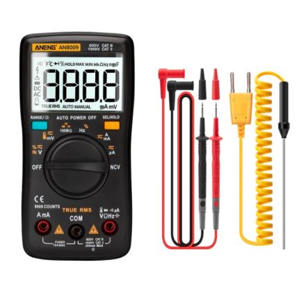 ANENG AN8009 NVC Digitalanzeige-Multimeter, Standard, Standard with Cable