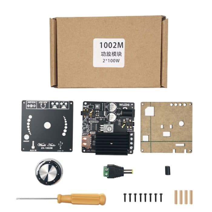 ZK-1002M Mini Stereo Bluetooth Audio Receiver D Class Digital Power Plate-Modul – Bild 6