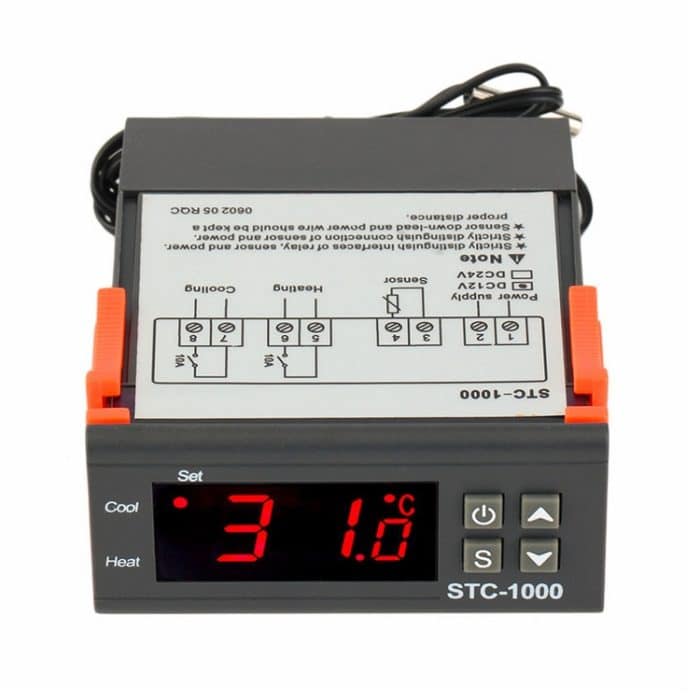 STC-1000 Aquarium Inkubation Meeresfrüchte Maschine Elektronik Anzahl Mikrocomputer Temperaturregler Schalter, 12V – Bild 1