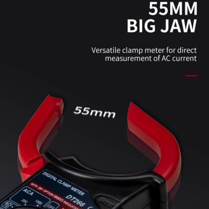 ANENG DT266 Automatisches hochpräzises Zangenmultimeter mit Summer, DT266 Yellow, DT266 Red – Bild 3