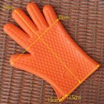 2 Stück Silikon-Isolierung, Backofen, Mikrowelle, Geschirr-Clip-Handschuhe, Blue, Green, Yellow, Pink, Purple, Orange – Bild 2