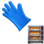 2 Stück Silikon-Isolierung, Backofen, Mikrowelle, Geschirr-Clip-Handschuhe, Blue, Green, Yellow, Pink, Purple, Orange – Bild 4