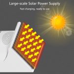 Wasserdichter Solar-Infrarotalarm für den Außenbereich, Spezifikationen:, Independent, Remote Control, Wireless, Recording – Bild 3