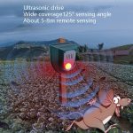 N911M Solar Rouse Alarmlampe Infrarotinduktion Tierantrieb – Bild 6