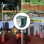 N911M Solar Rouse Alarmlampe Infrarotinduktion Tierantrieb – Bild 7