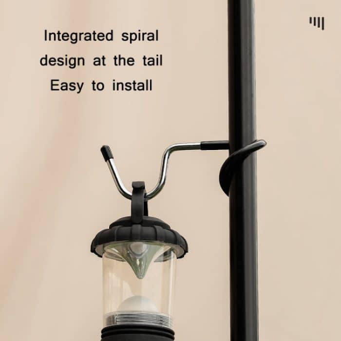 3 stücke Outdoor Camping Rutschfeste S-förmige Haken für leichte Pol – Bild 5