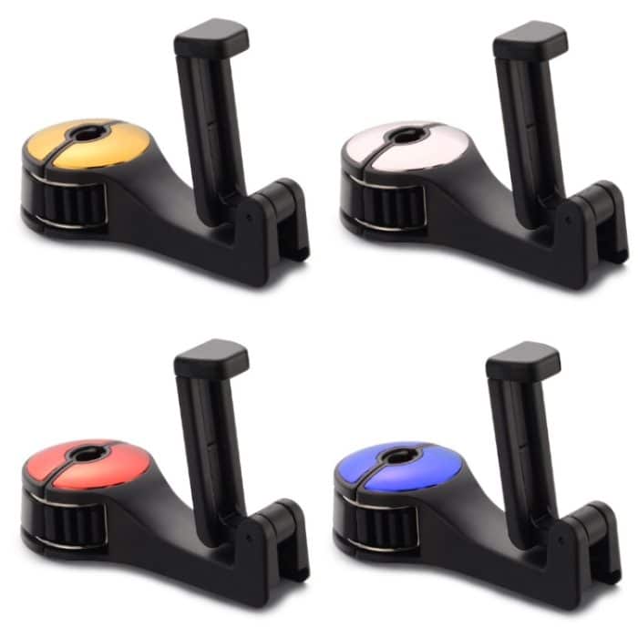 2 Stück Auto-Multifunktions-Handyhaken für die hintere Kopfstütze, Second Generation Gold, Second Generation Silver, Second Generation Red, Second Generation Blue – Bild 2