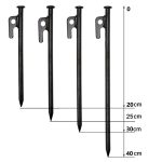 Outdoor-Camping, winddichte, feste Bodennägel für das Vordach, 8 PCS 30cm, 10 PCS 30cm, 4 PCS 40cm, 6 PCS 40cm, 8 PCS 40cm – Bild 2