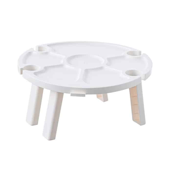 TBD0601821801A.jpg Tragbarer klappbarer Weintisch für Picknick im Freien, Picnic Table White, Picnic Table Pink – Bild 1