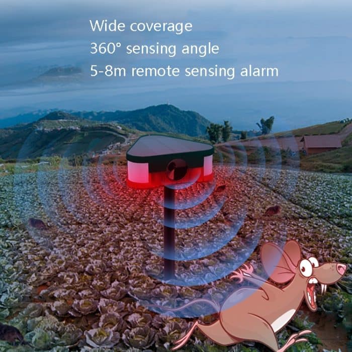 Solar-Mäusevertreiber, Hochfrequenz-Ultraschall-Tierantrieb, Solar Mouse Repeller – Bild 5
